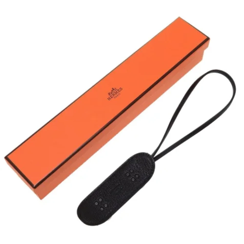 Hermès Vintage Pre-owned Fabric key-holders Black Dames