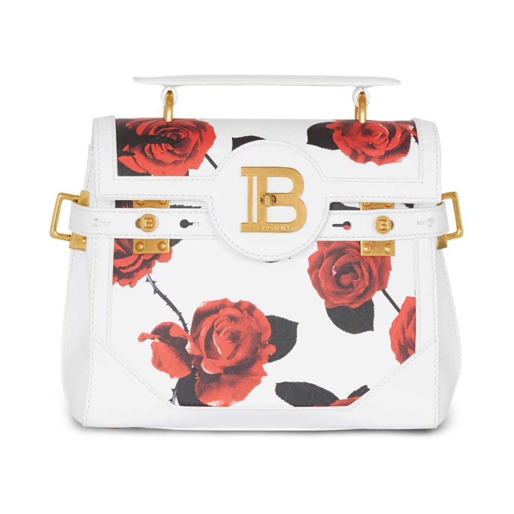 Balmain B-Buzz 23 Kalfsleren Tas Multicolor Dames