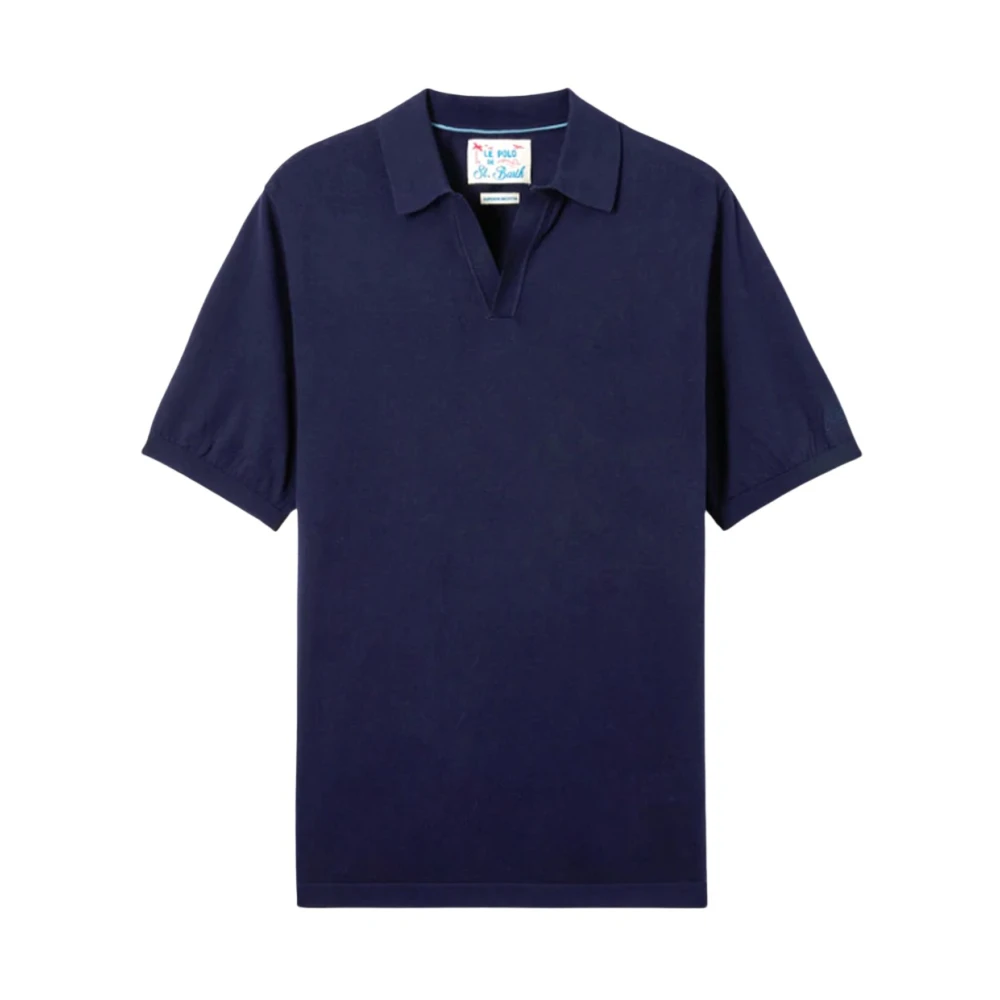 Mc2 Saint Barth Blue Polo Shirts, Male, M, Polo Sloan