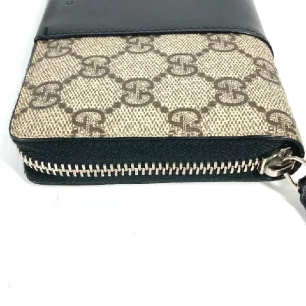 Gucci Vintage Pre-owned Canvas wallets Beige Dames