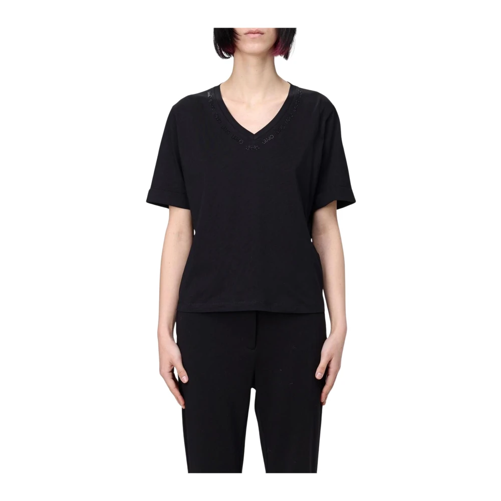 Liu Jo - Tops > T-Shirts - Black - Liu Jo - Modalova