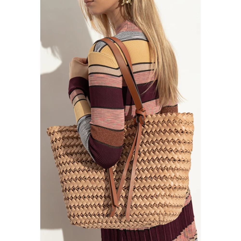 Ulla Johnson Tas Imani Large in shopperstijl Beige Dames
