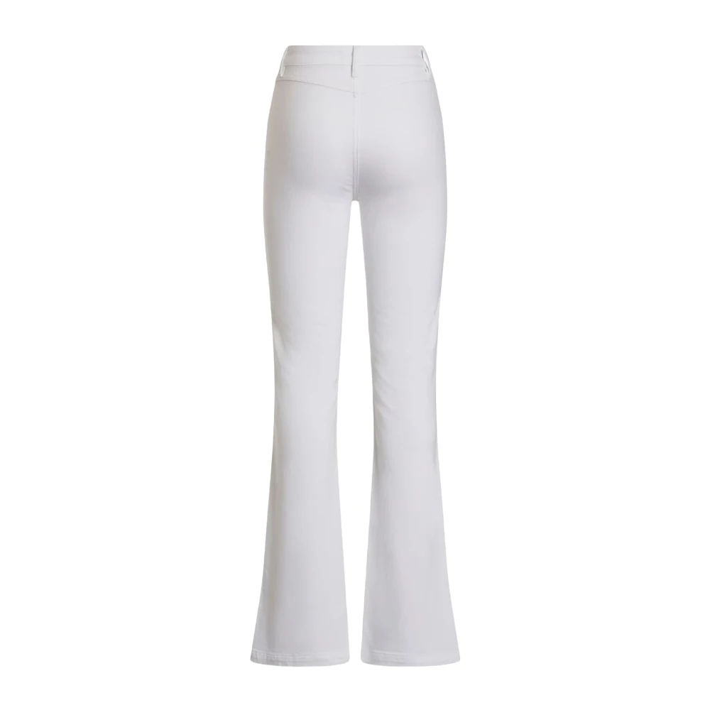 Guess Trendy Wide Leg Trousers White Dames