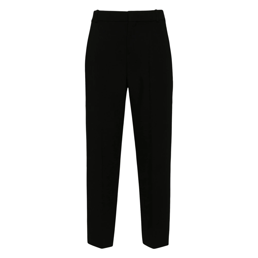 Balmain Zwarte Slim Fit Broek Black Heren