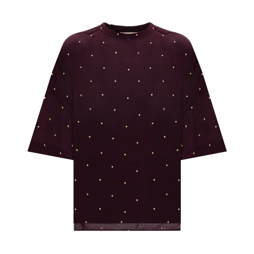 Twinset Women's Purple Elegant Viscose Blouse - Blouses - M - Blouses & Shirts