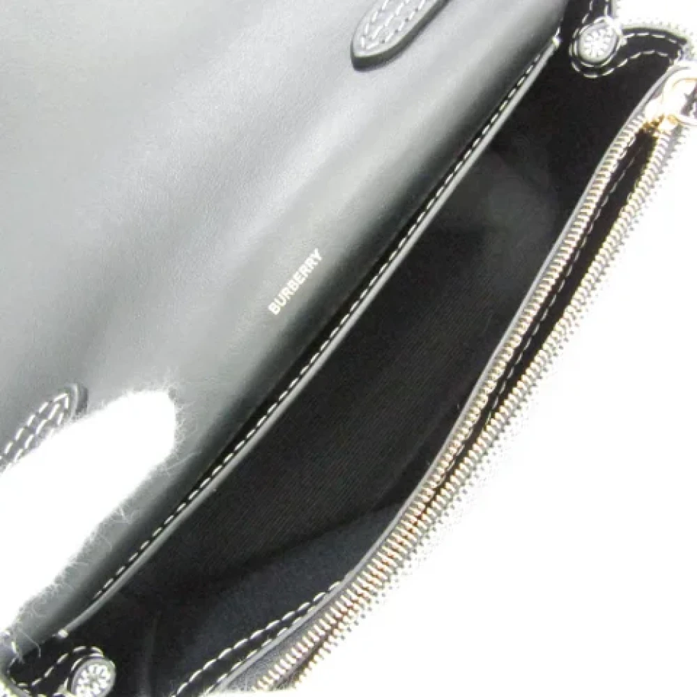 Burberry Vintage Pre-owned Canvas shoulder-bags Black Dames