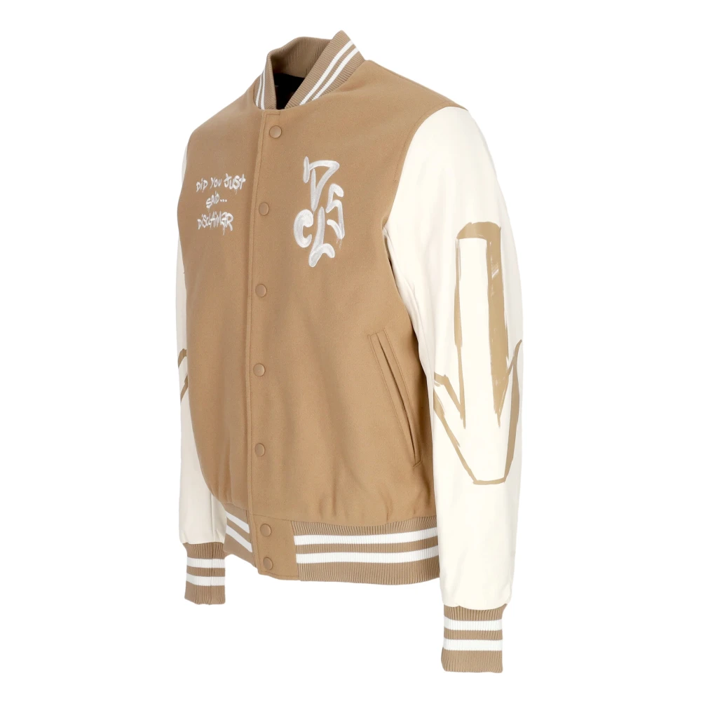 Disclaimer Gewatteerde College Bomberjack Kameel Brown Heren