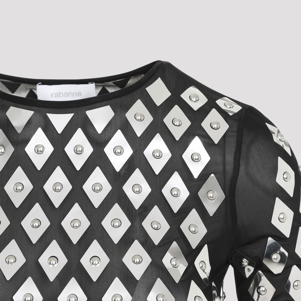 Paco Rabanne Zwarte jurk voor vrouwen Black Dames