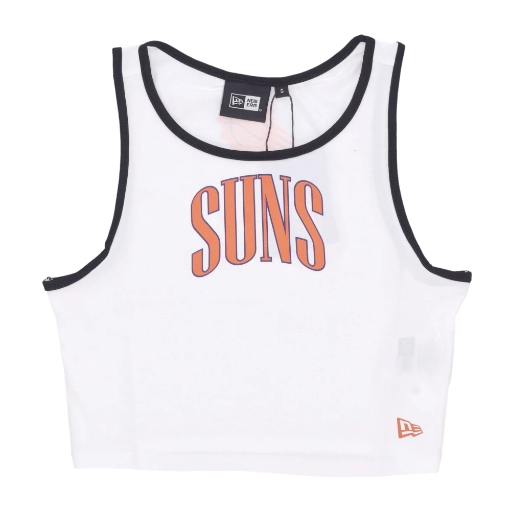 New era Phoenix Suns Crop Tank Top White Dames