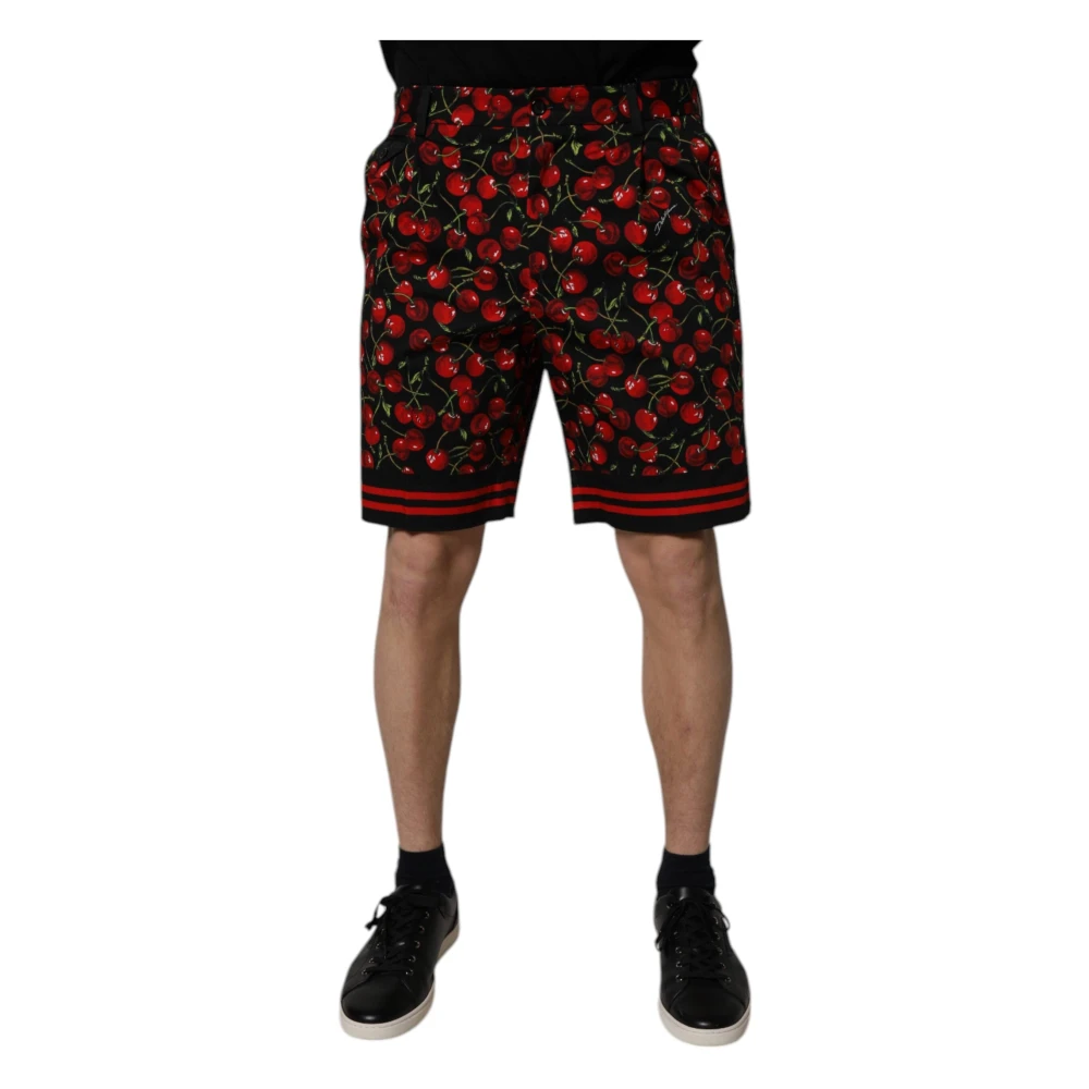 Dolce & Gabbana Mannelijk Multicolor Korte Broeken Heren, Veelkleurig, M, Katoen, Cargo Shorts