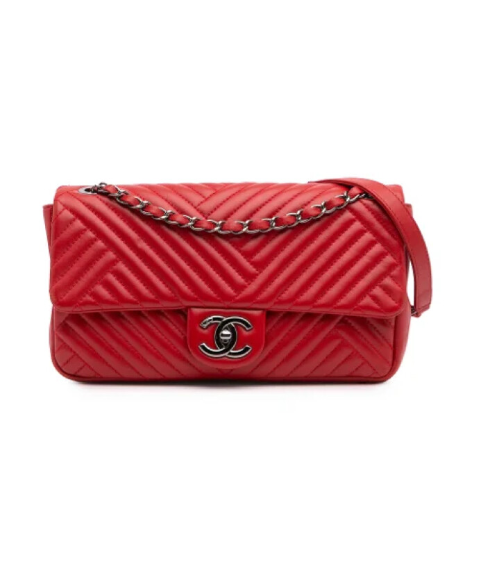 pre-owned-cuir-sacs-chanel