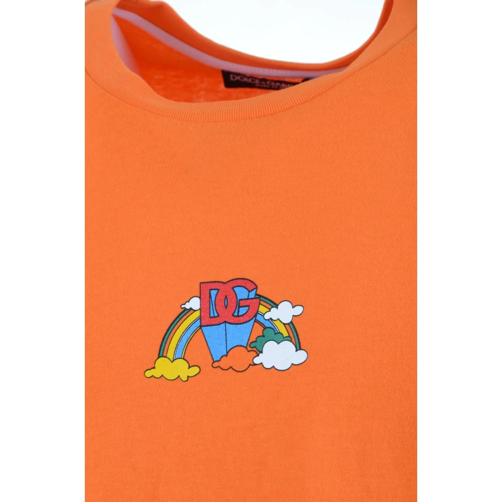 Dolce & Gabbana Heren T-shirt korte mouw Orange Heren