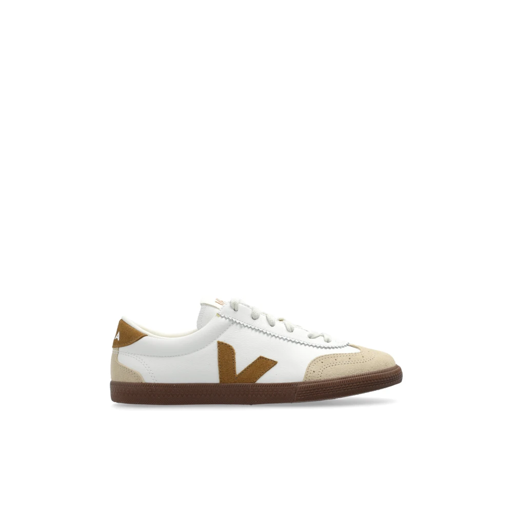 Veja Sneakers Volley O.t. Leer Dames Schoenen Wit
