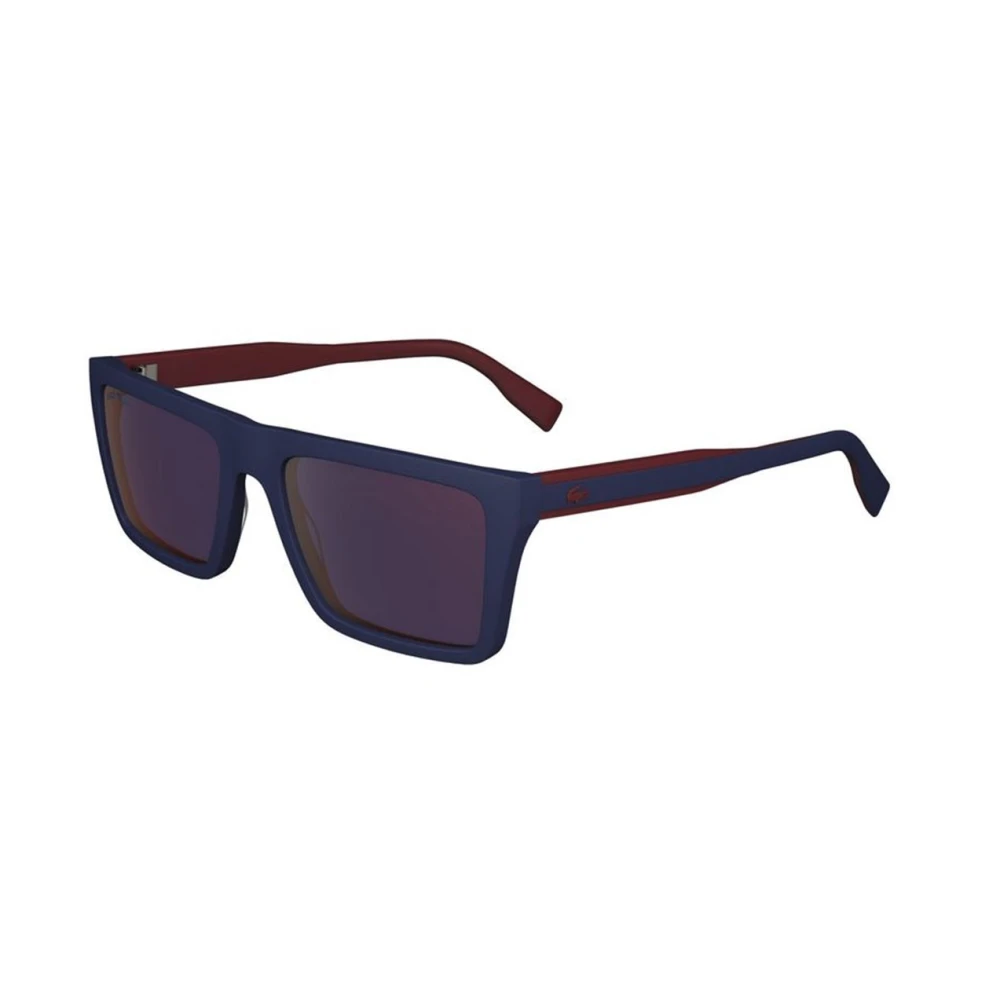 Lacoste Men's Blue Rectangular Sunglasses