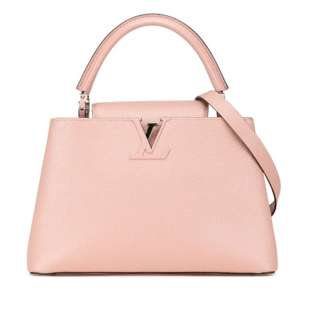 Louis Vuitton Vintage Pre-owned Leather handbags Pink Dames