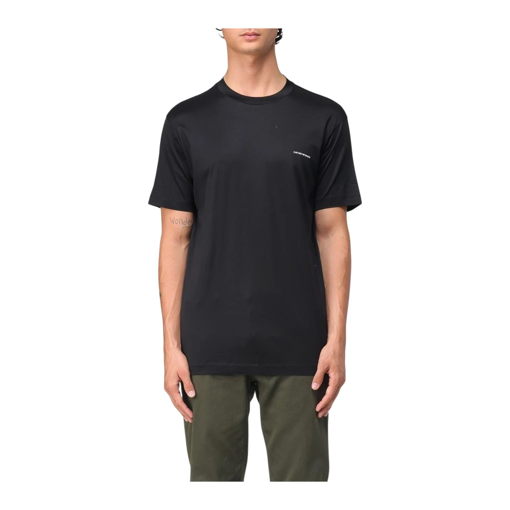 Emporio Armani Men's Black Basic T-Shirt