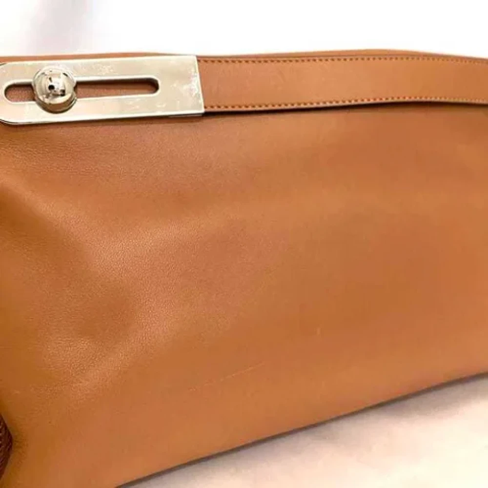 Loewe Pre-owned Leather handbags Brown Dames