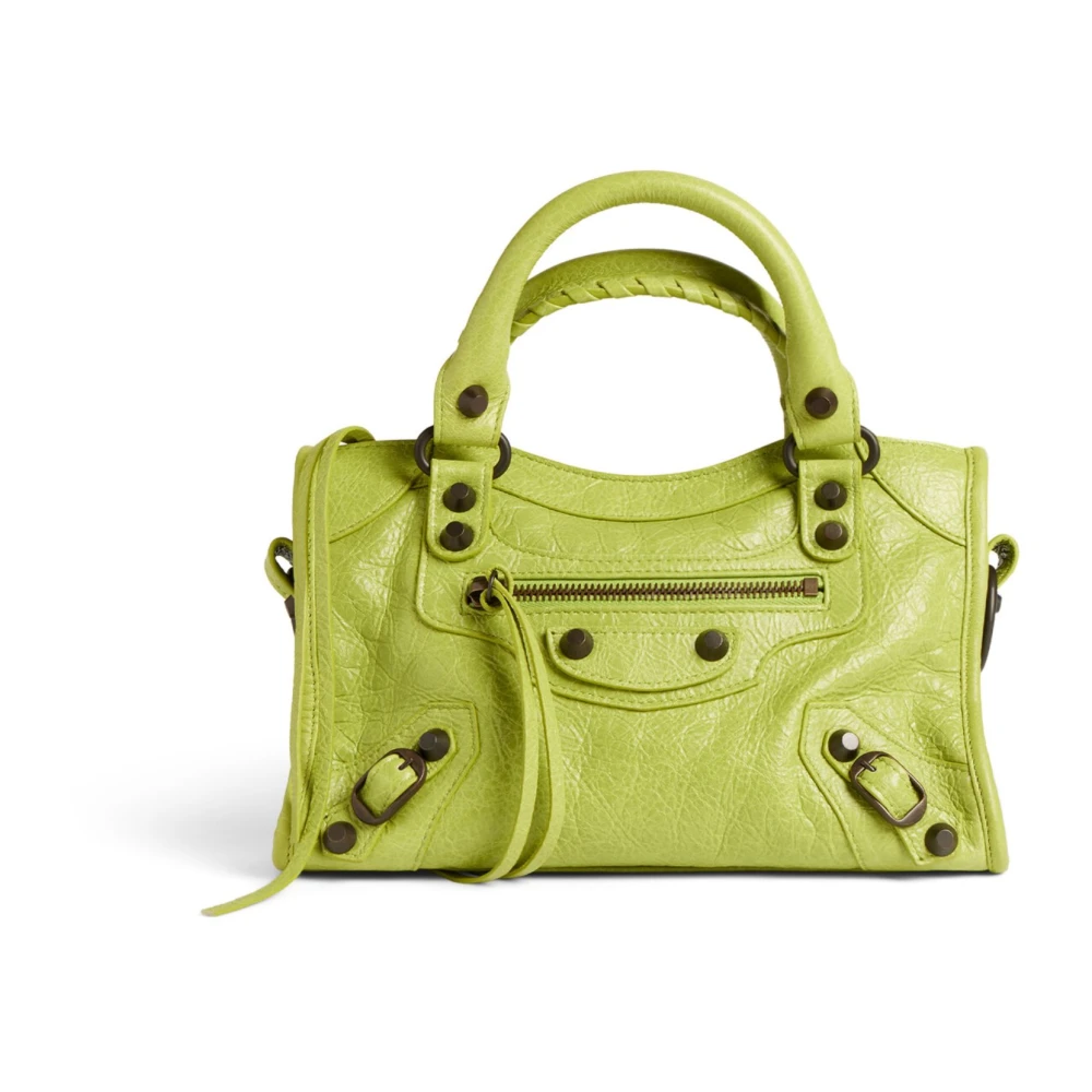 Balenciaga Women's Green Le City Mini Bag - Handbags - One Size- Bags