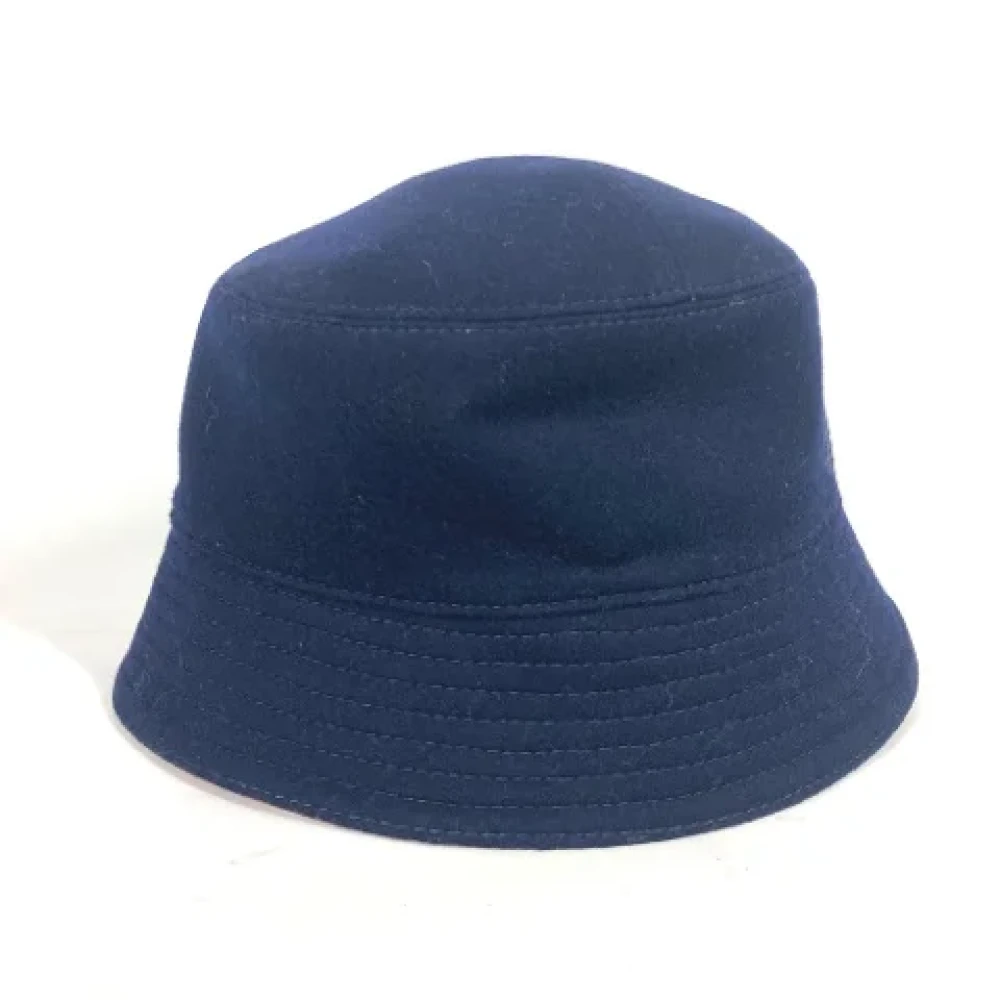 Louis Vuitton Vintage Pre-owned Wool hats Blue Dames