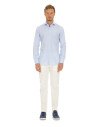 chemise-en-coton-rayee-bleu-clair-sur-mesure
