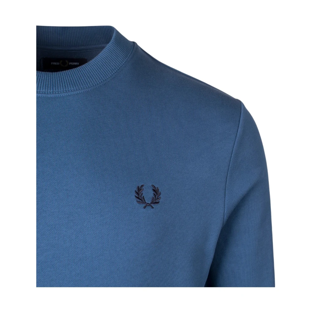 Fred Perry Stijlvolle Sweatshirt voor Mannen Blue Heren