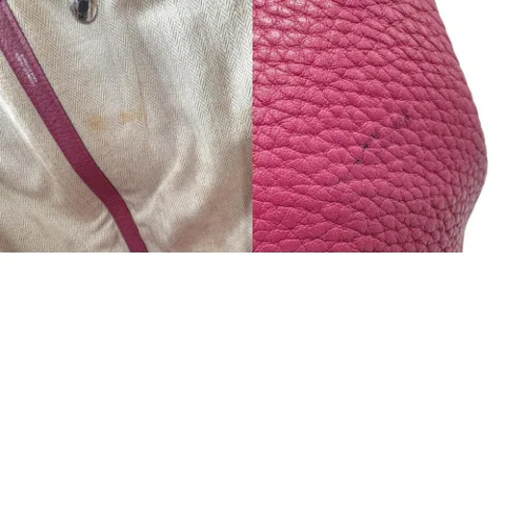 Hermès Vintage Pre-owned Leather handbags Pink Dames