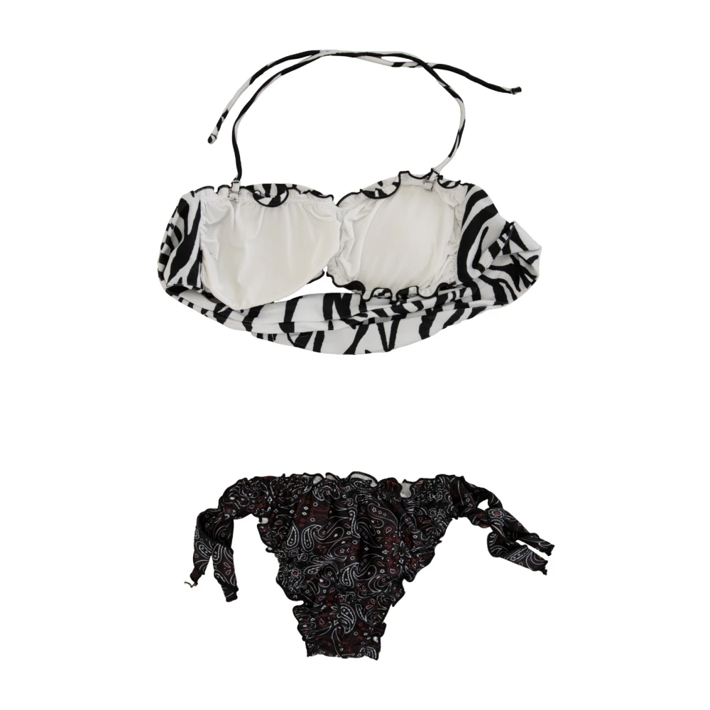 Aniye By Dierenstijl Bloemen Badpak Set Black Dames