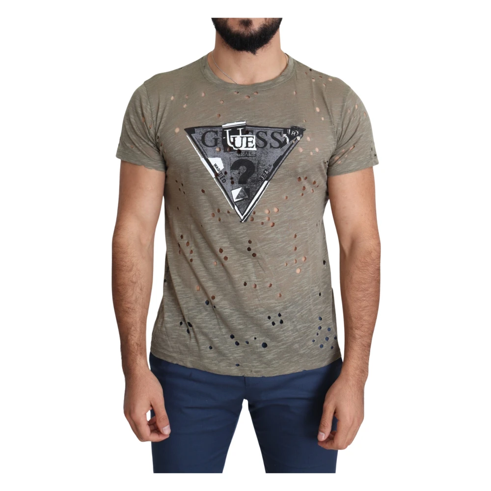 Guess - Tops > T-Shirts - Brown - Guess - Modalova