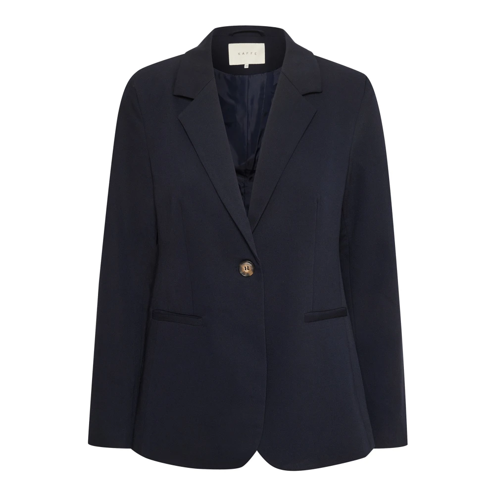 Kaffe Women's Blue Midnight Marine Blazer Jacket - Blazers - Xs - Jackets