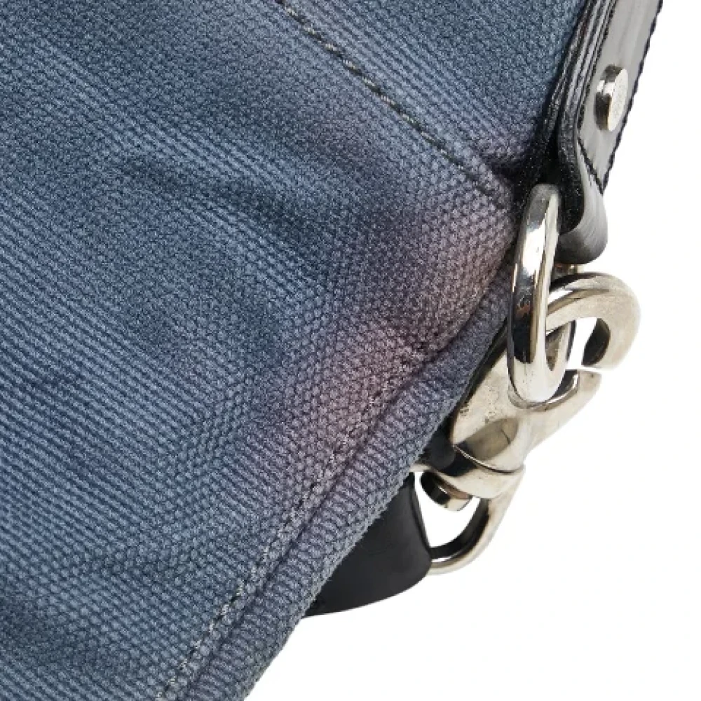 Celine Vintage Pre-owned Canvas handbags Black Dames