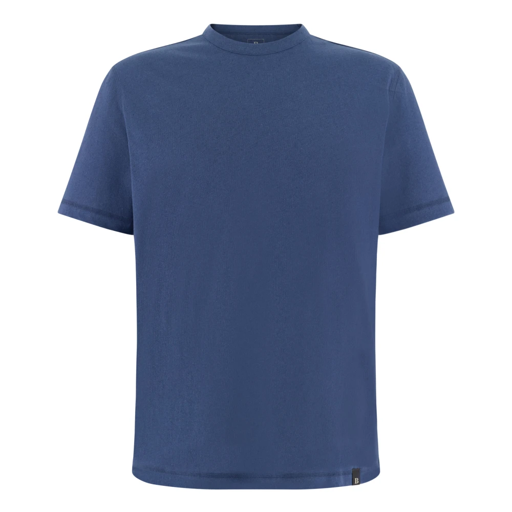 Boggi Milano Herr Blå Toppar Xl, Bomull, T Shirt Bomull Linne