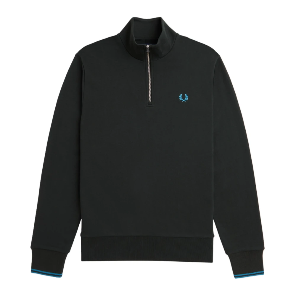 Fred Perry Grön Sweater Kollektion Green, Herr