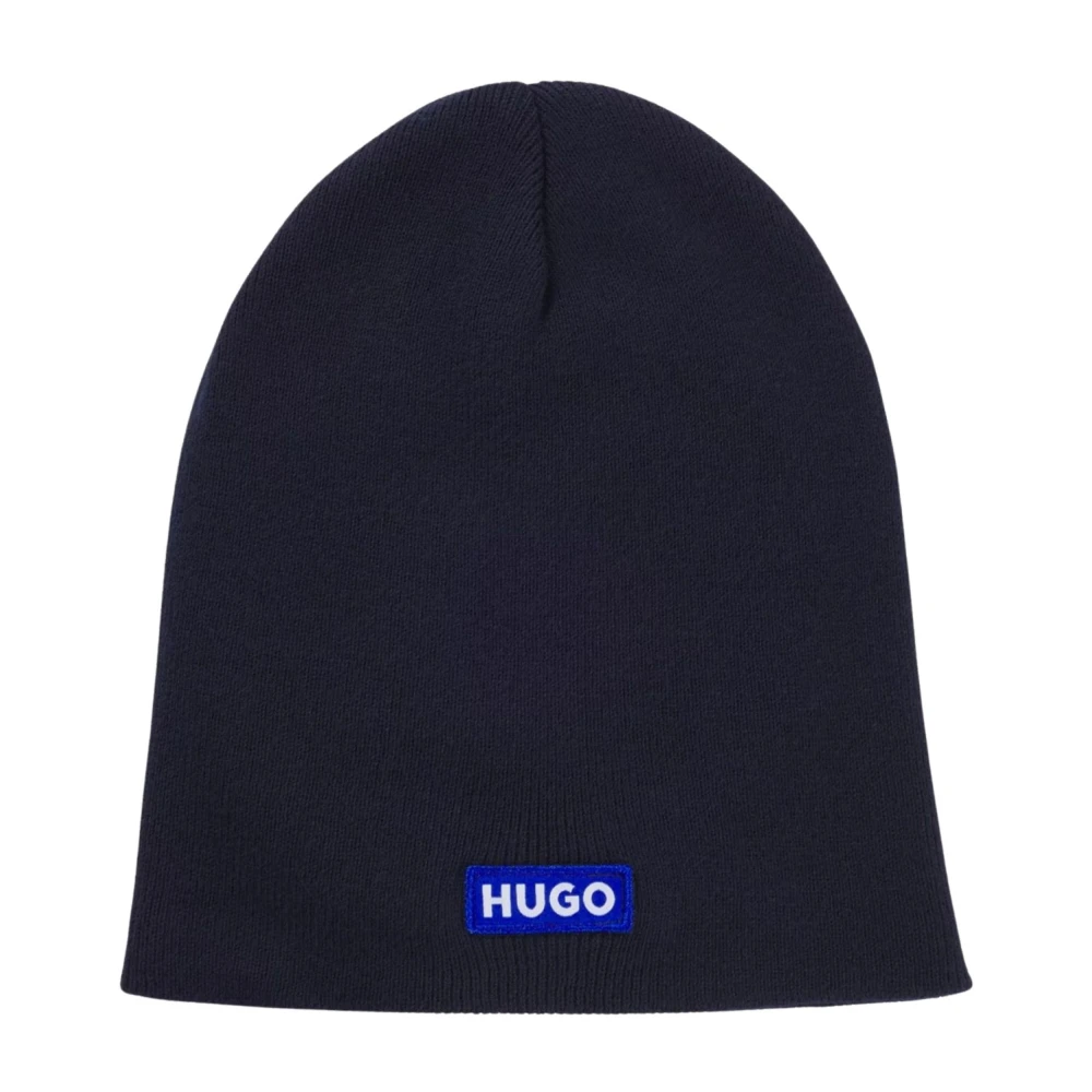 Hugo Boss Heren Beanie Hat Xovo_C Blue Heren