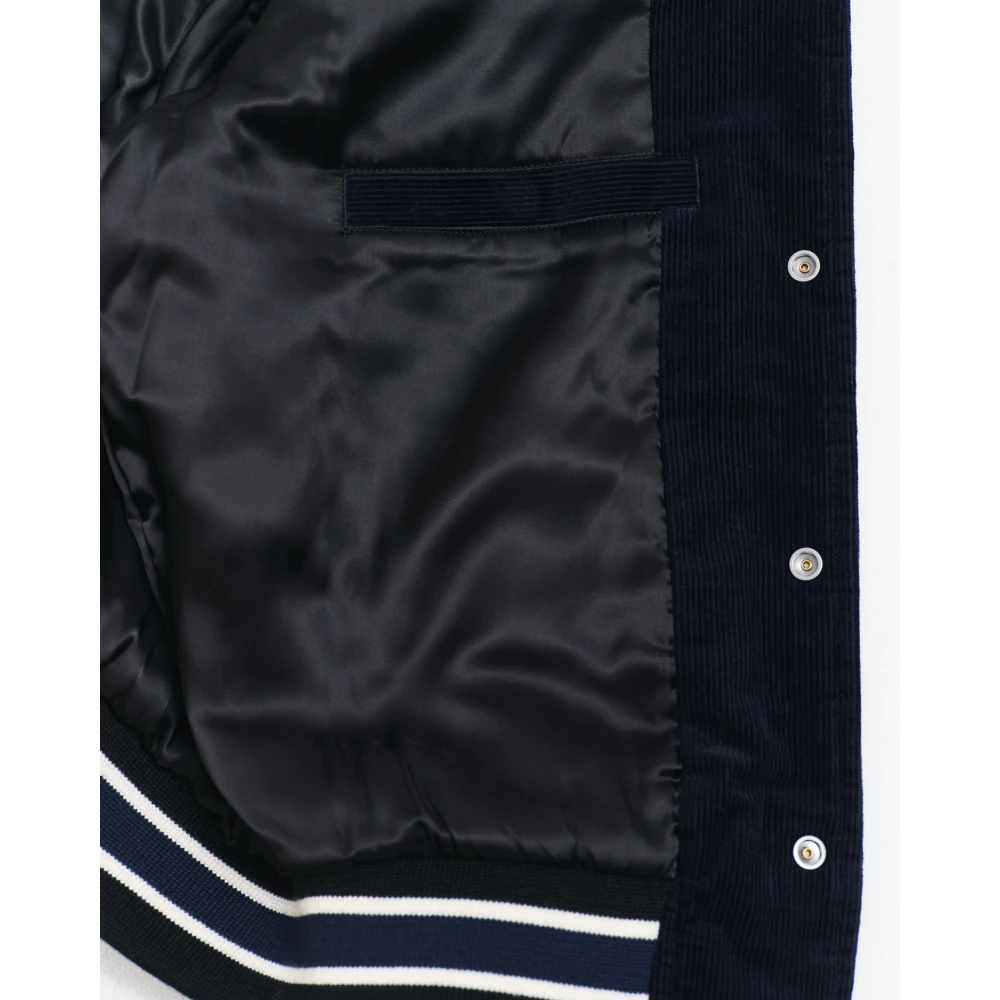 Gant Corduroy Varsity Jack met Ribboord Blue Heren