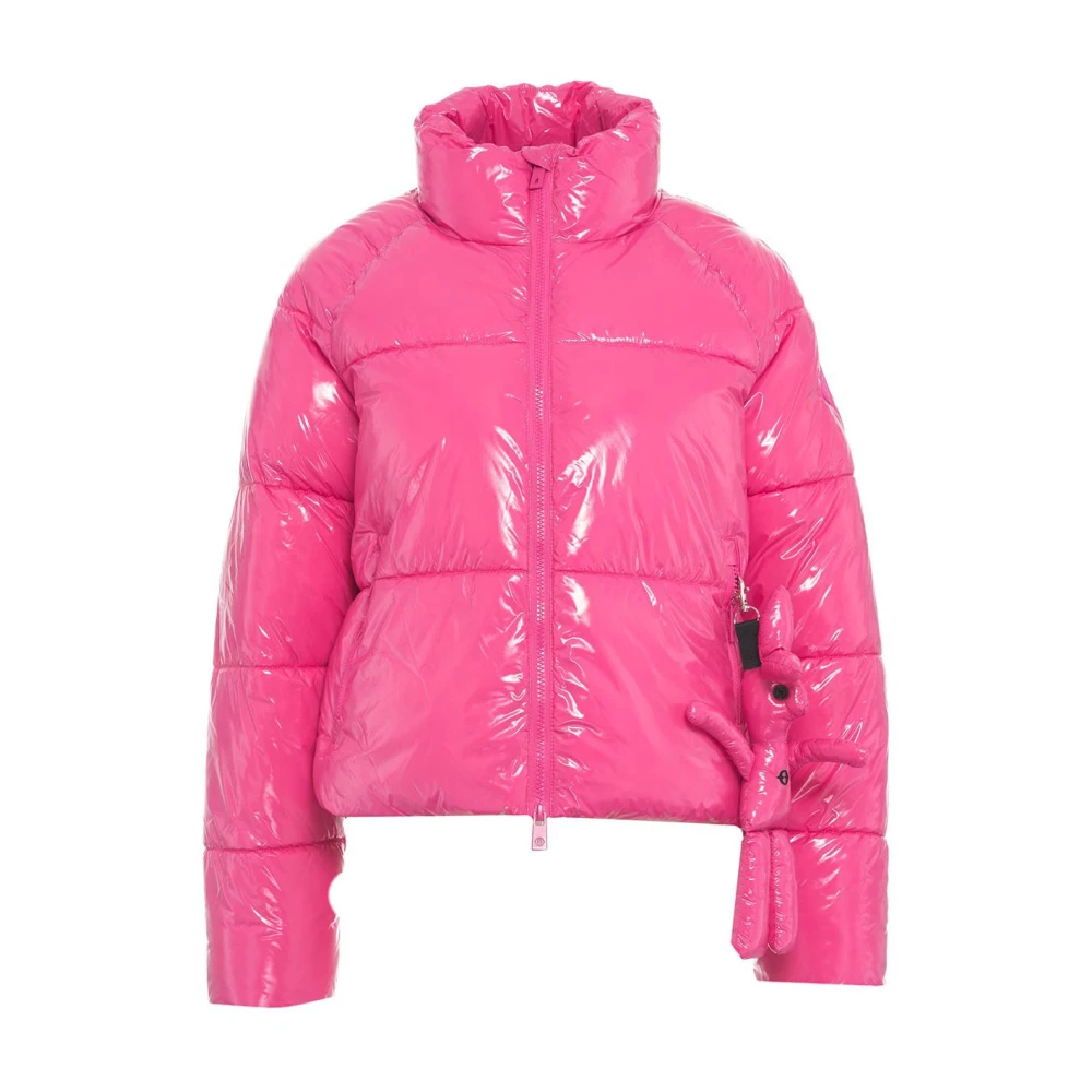 Ottod'Ame Roze Winterjas Dames Mode Pink Dames