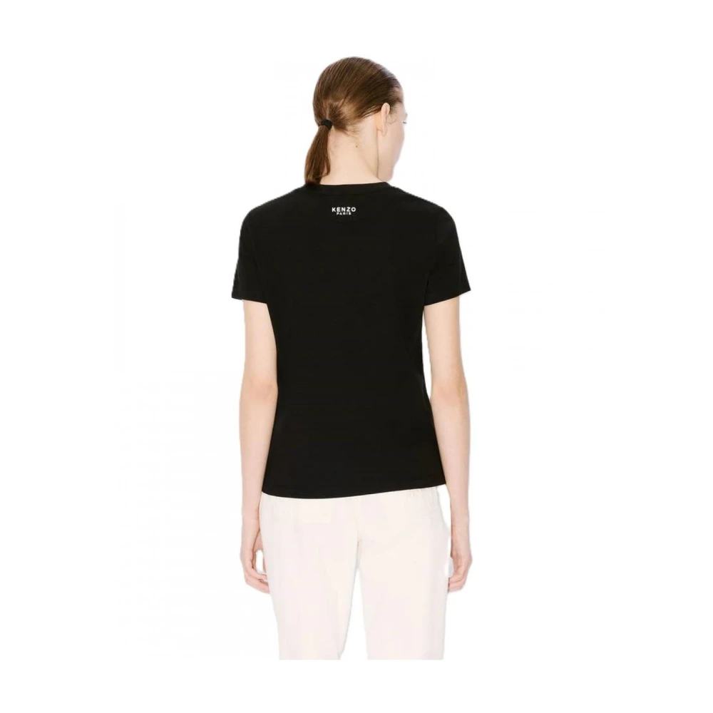 Kenzo Katoenen T-shirt Black Dames