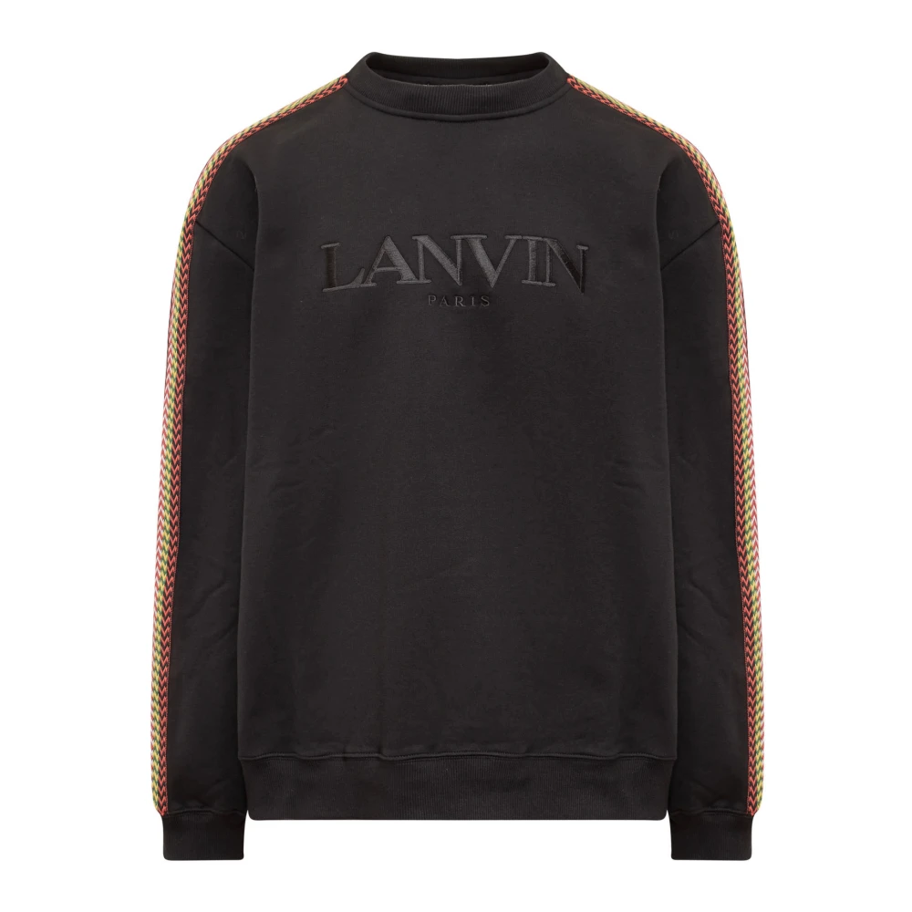 Lanvin Curb Sweatshirt Black Heren