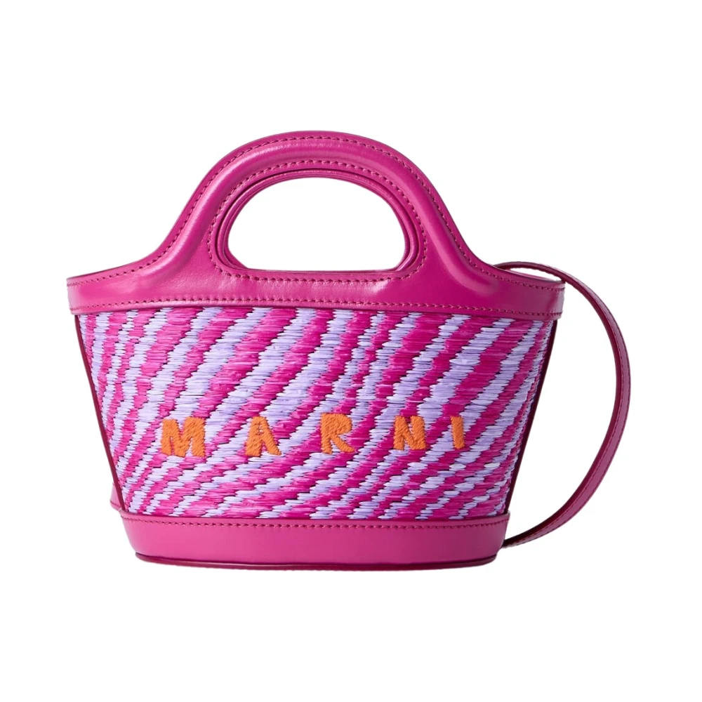 Marni Women's Pink Tropicalia Micro Handbag
