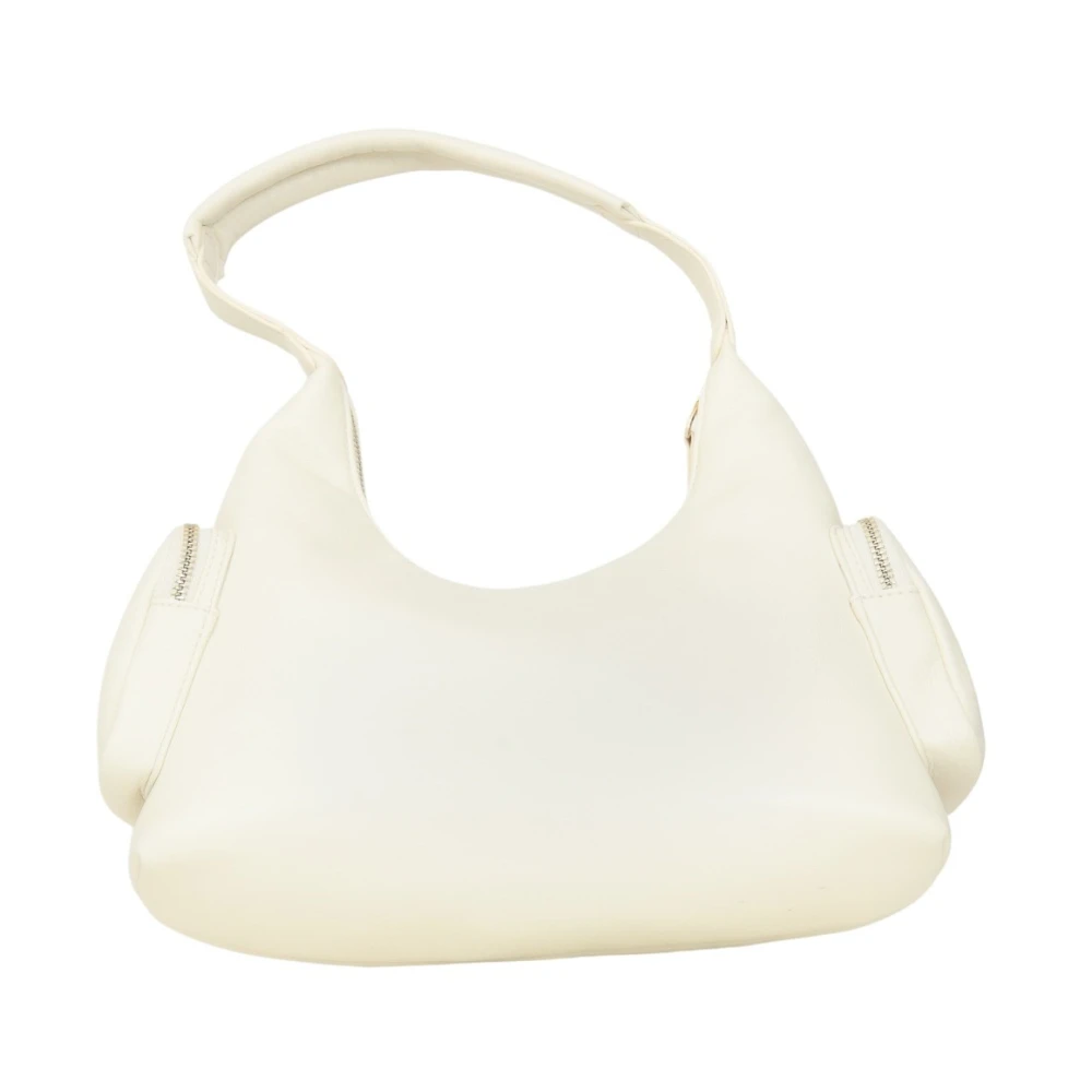 Gaëlle Paris Cargo Stijl Schoudertas Wit Beige Dames