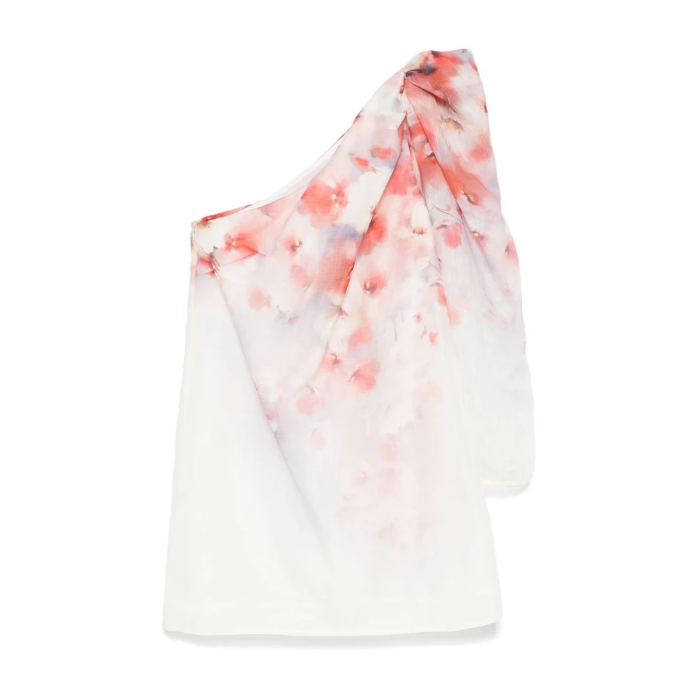 Zimmermann Bloemenfeestjurk met lange mouwen Multicolor Dames