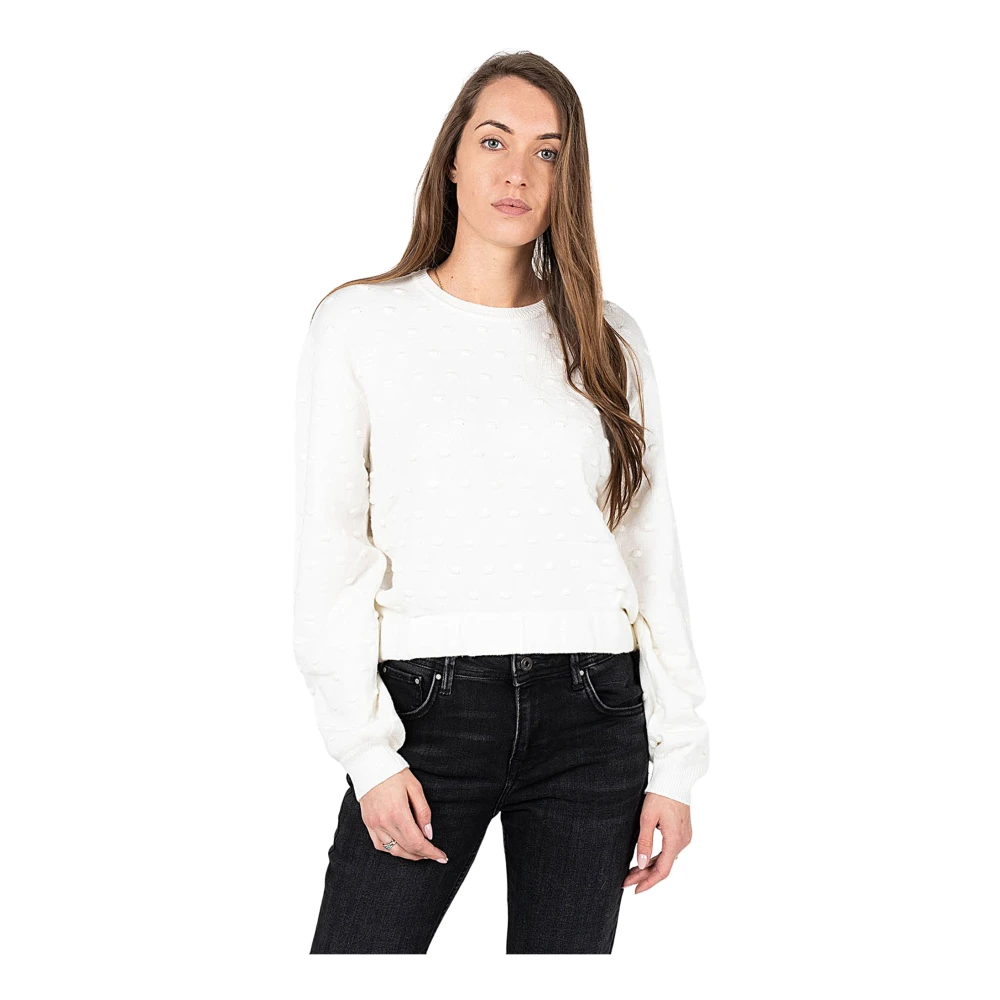 Silvian Heach Donna Bianco Maglie, Xs, New,