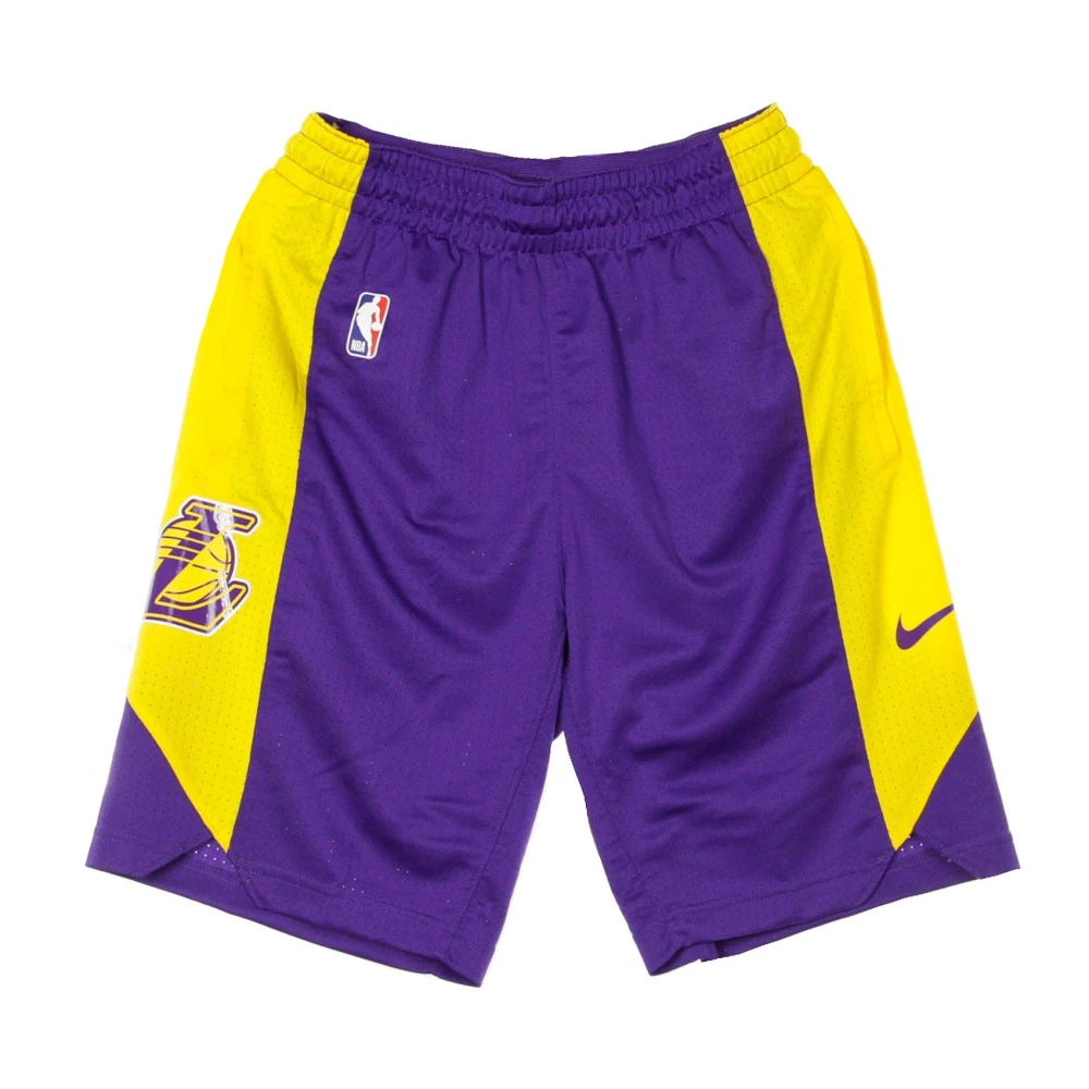 Nike Basketball Mesh Shorts Lila/Gul/Svart Purple, Herr