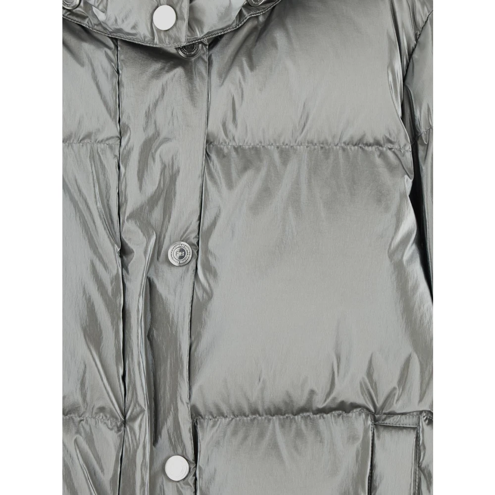 Elisabetta Franchi Donsjack voor dames Gray Dames
