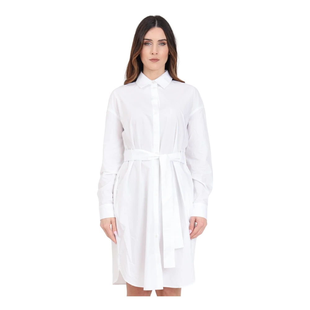 Armani Exchange Shirt Dresses White Dames