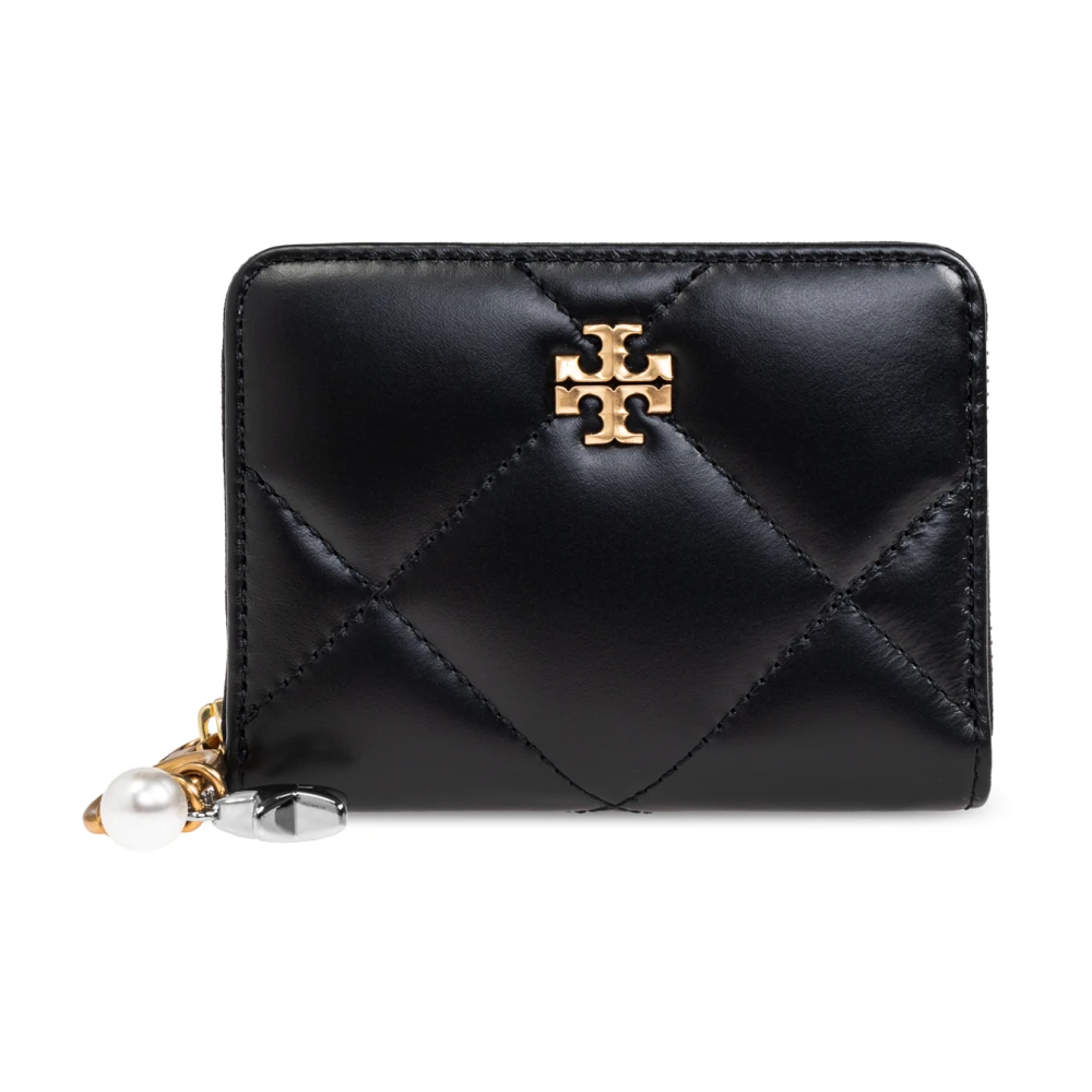 TORY BURCH Leren portemonnee Black Dames