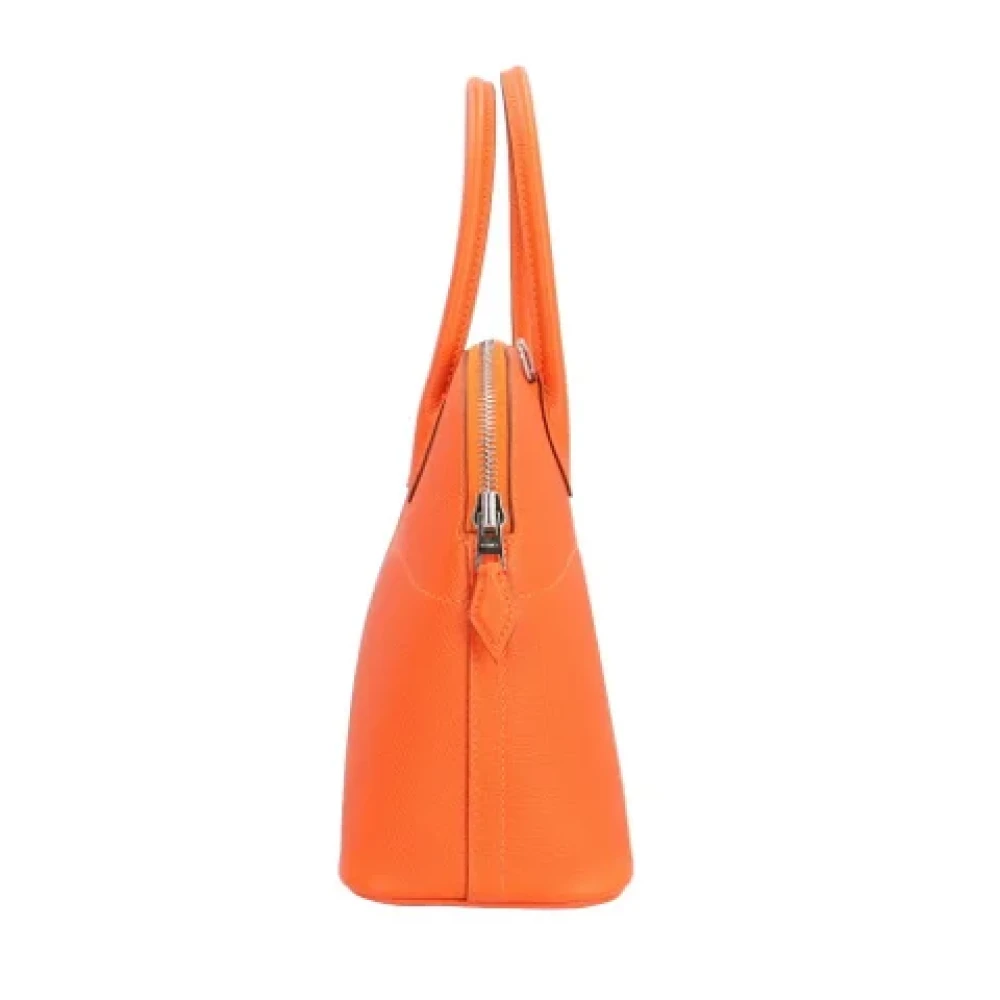 Hermès Vintage Pre-owned Fabric shoulder-bags Orange Dames
