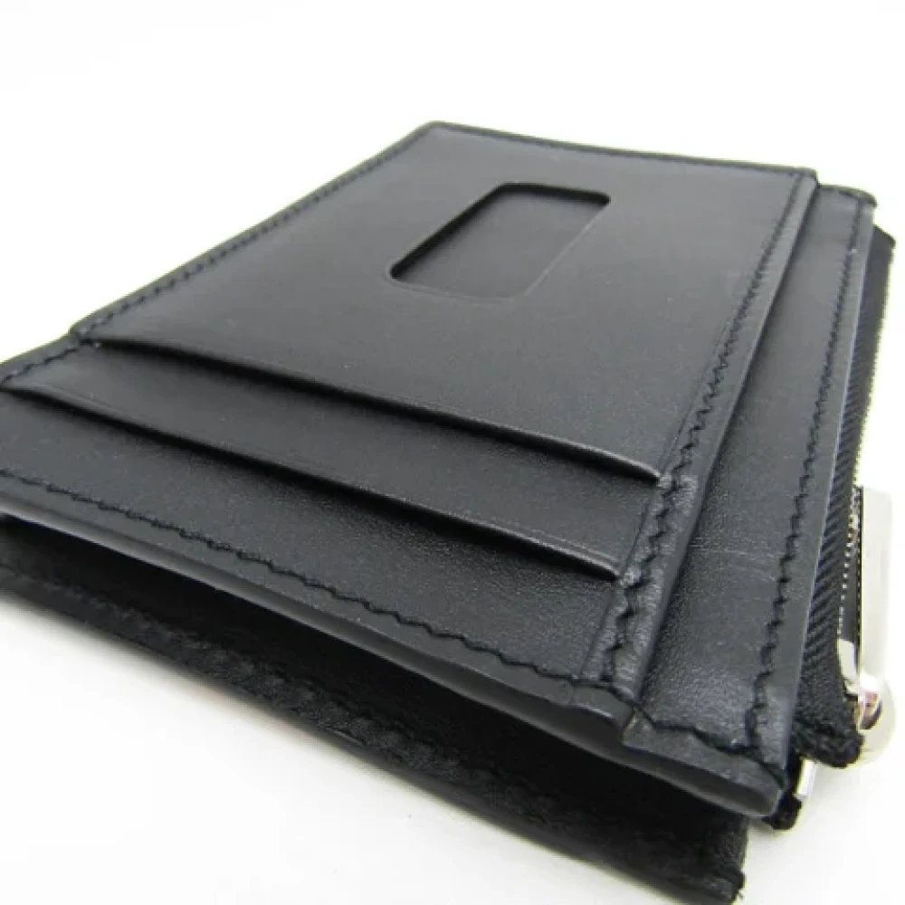 Gucci Vintage Pre-owned Leather wallets Black Dames