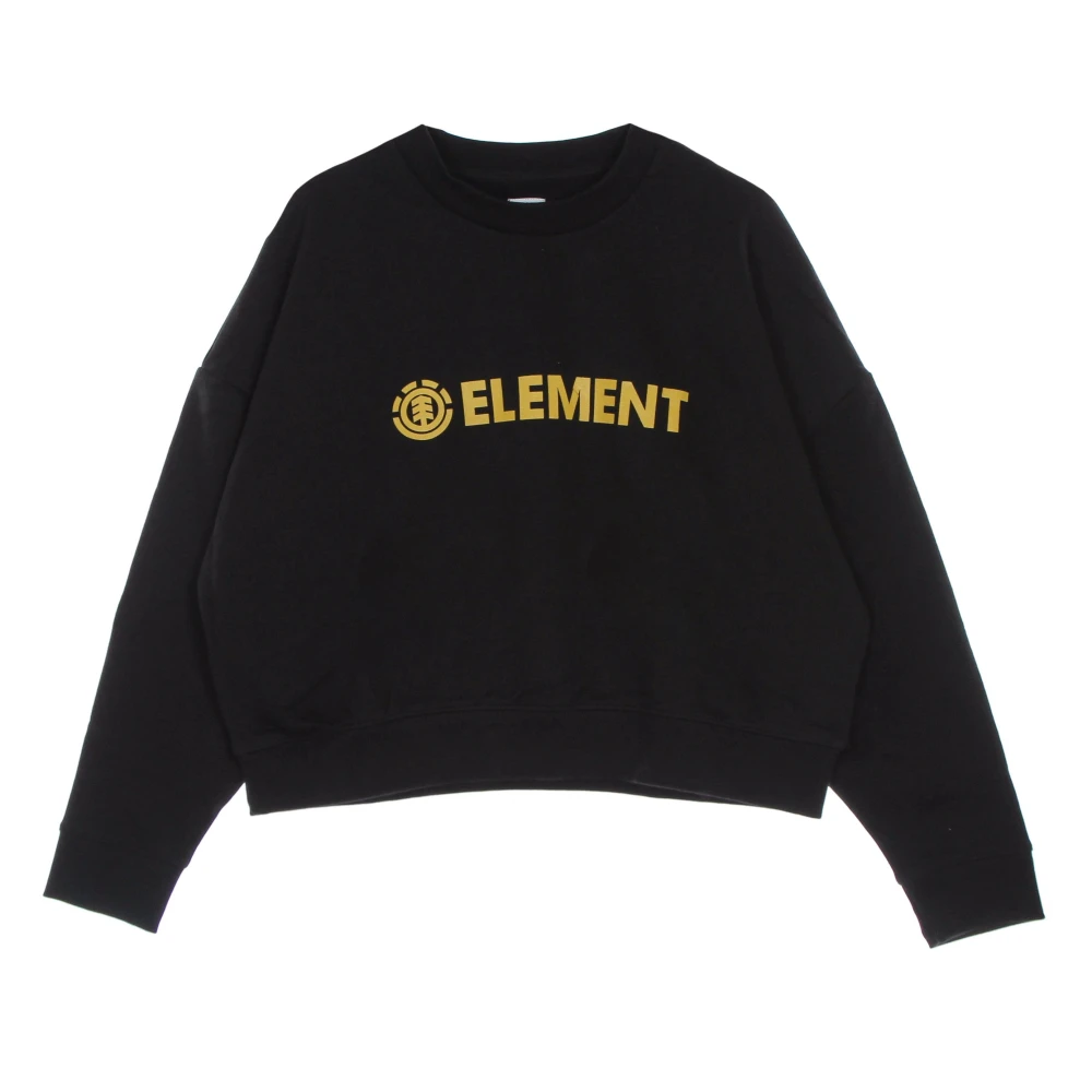 Element Zwarte Logic Crewneck Sweatshirt Black Dames