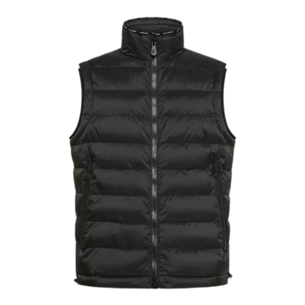 Peuterey Men's Black Waistcoats, S, Lightweight Nylon Vest