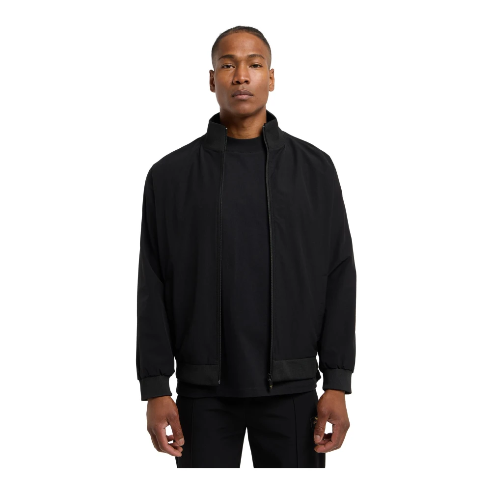 carlo colucci Urban Trainingspak Jas met Exclusieve Designelementen Black Heren